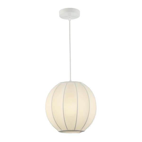 HÄNGLAMPA DANA 1 E27 VIT MILAGRO ML1805