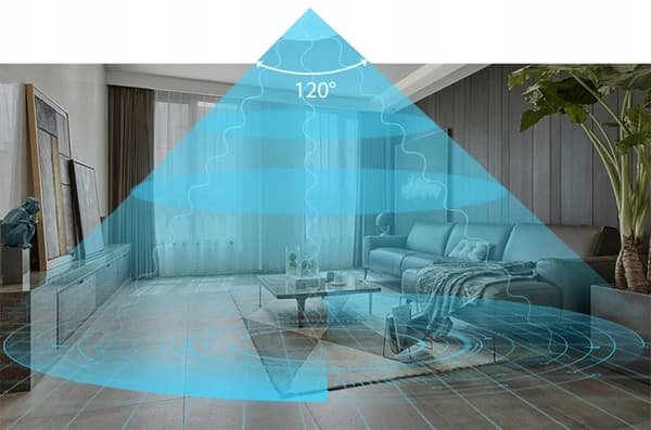 RTX Mikrobølgesensor WiFi Tilstedeværelsessensor TUYA Smart 230V Vægmonteret