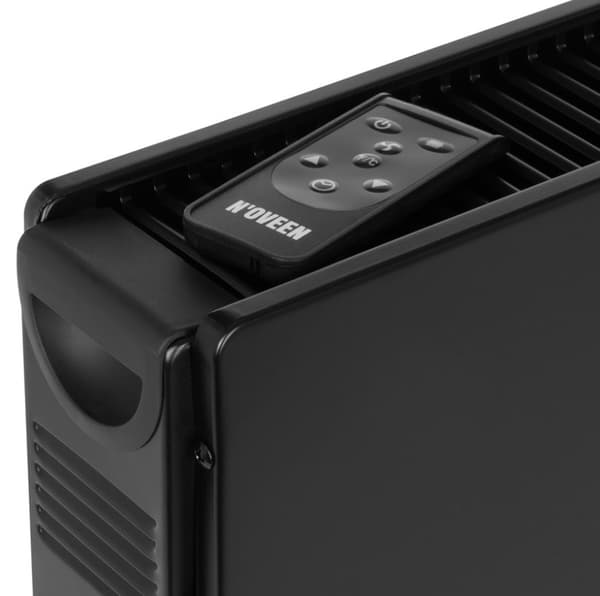 N'OVEEN CH7100 LCD Smart konvektorvarmer, sort, 2000 W