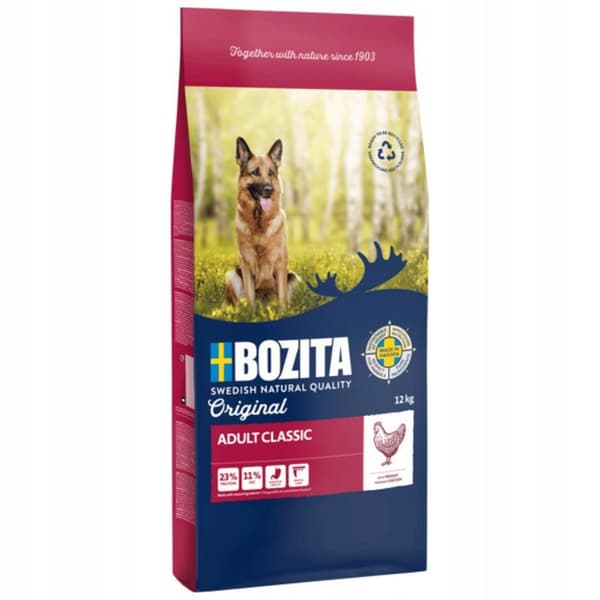 Bozita Original torrfoder för vuxna hundar 12 kg kyckling