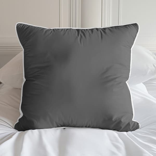 Ren bomull Makosatin Bäddset 220x200 C. Grå Premium
