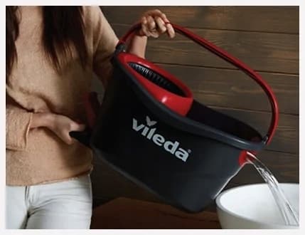 Vileda Mopp vridbar med hink turbo snabb städning