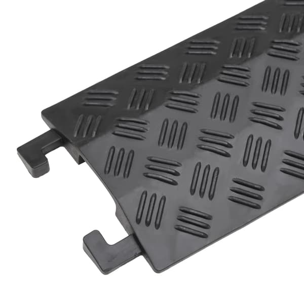 vidaXL Kabelramper, 2 st, 98,5 cm, svarta