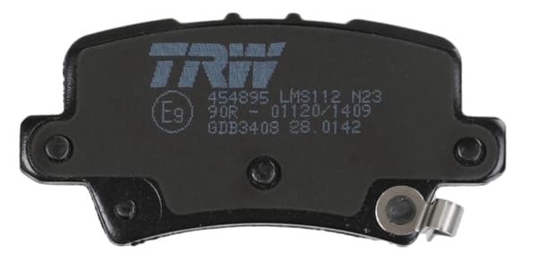 BAKRE BROMSBELÄGG GDB3408 TRW