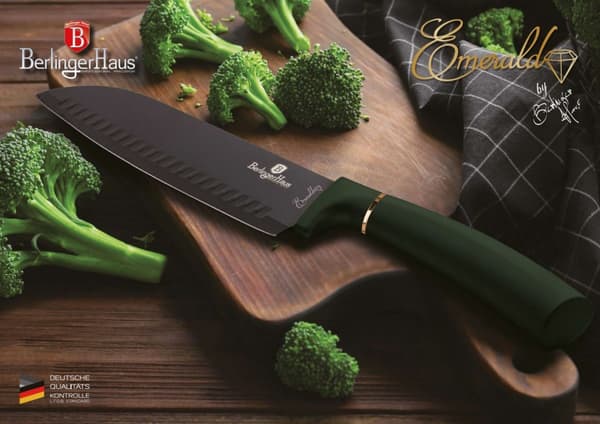 BERLINGER HAUS BH-2563 SMARAGDKNIVSET I STÄLL
