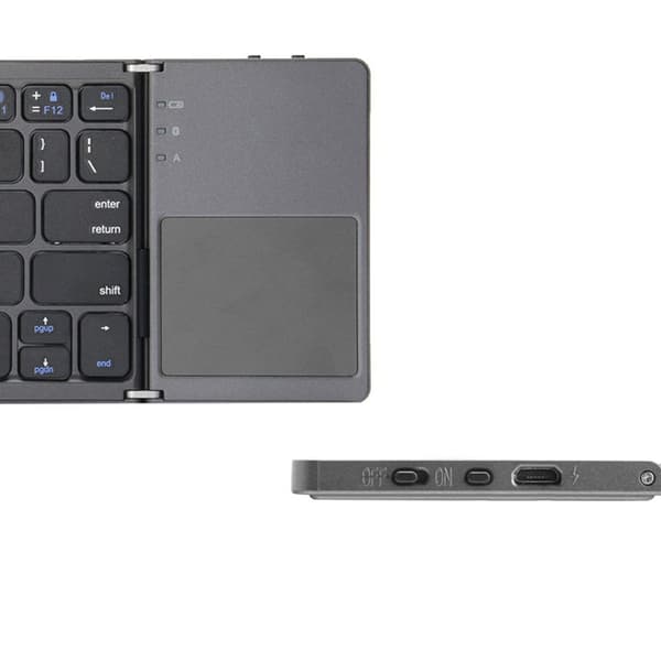 Bluetooth Universal foldbart tastatur - Sort