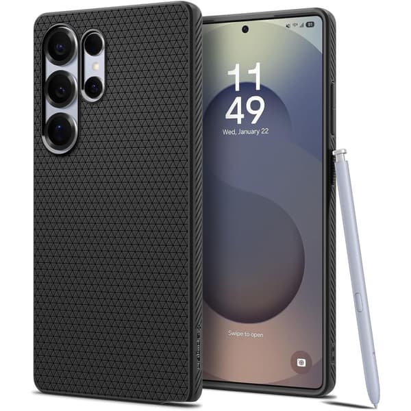 SPIGEN LIQUID AIR GALAXY S25 ULTRA MATTA MUSTA