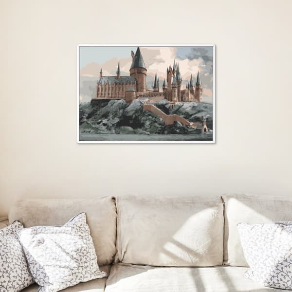 MÅLA MED SIFFROR Harry Potter Hogwarts målarbild 50x40 cm