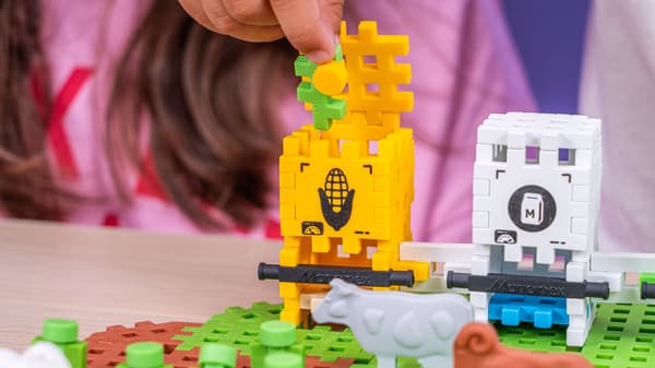 Marioinex WAFFLE mini FARMER-block - Harvest Time, 102 BITAR