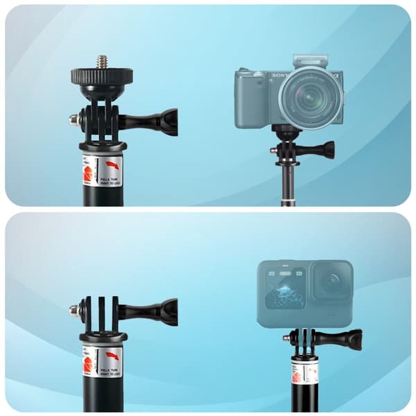 TECH-PROTECT GA100 MONOPAD & SELFIE STIK GOPRO / DJI SORT