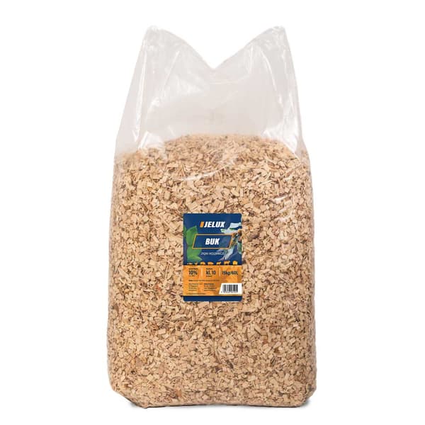 Bøgetræsrøgningsflis klasse 10 17 kg