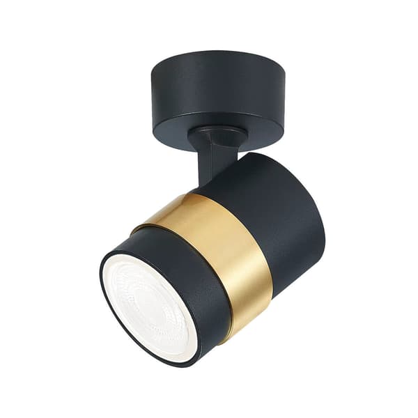 ANILLO SPOTLAMPE 1 GU10 SORT LYS PRESTIGE LP-770/1W SORT