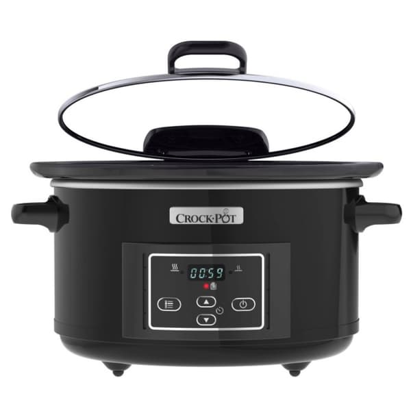 Crock-Pot CSC052X 4,7 l långkokare, digital panel, ekonomisk