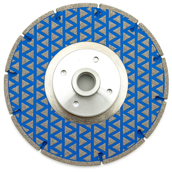 Diamantklinge til skæring og slibning af fliser 125mm 2i1 TITANIUM