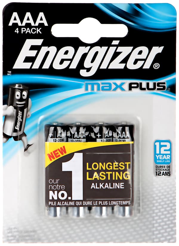 BAT-AAA-maxplus*P4 alkalisk energizerbatteri