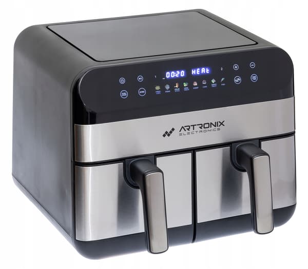 Dobbel metallfritøs 9L AF-667 nr. 0162