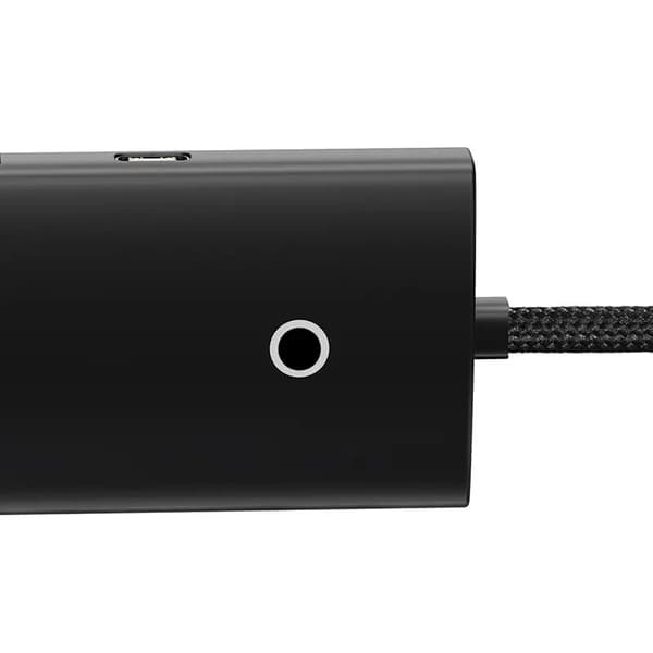 Baseus Lite Series 4-i-1 USB-hub til 4x USB 3.0 2m (Sort)