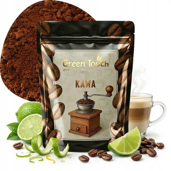 Malet kaffe smagsat lime forfriskende 200 g Green Touch