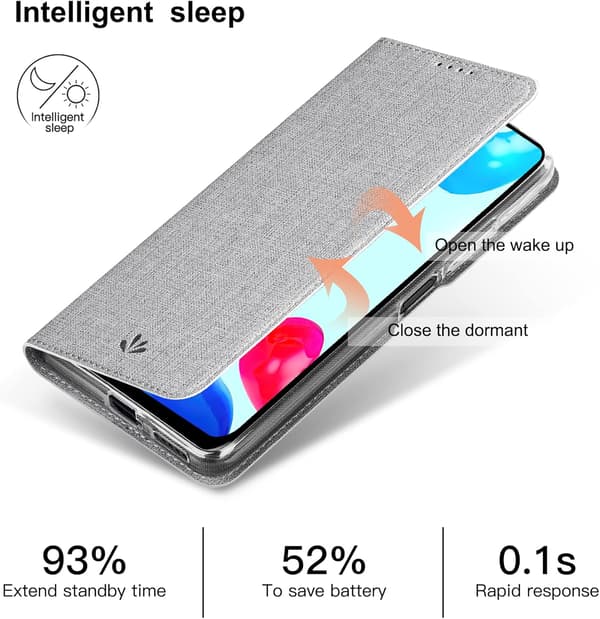 FLIPFODRAL TILL XIAOMI REDMI NOTE 11 PRO 4G/NOTE 11 PRO 2022 GRÅTT