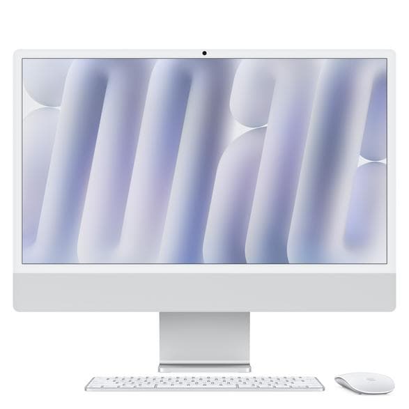 Apple iMac 24 Retina 4,5K M4 8C 16GB 256GB SSD 8C GPU silvergrå