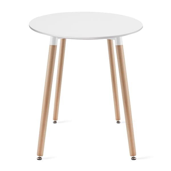 KAMI Runt Bord 60cm - Vitt / Naturben