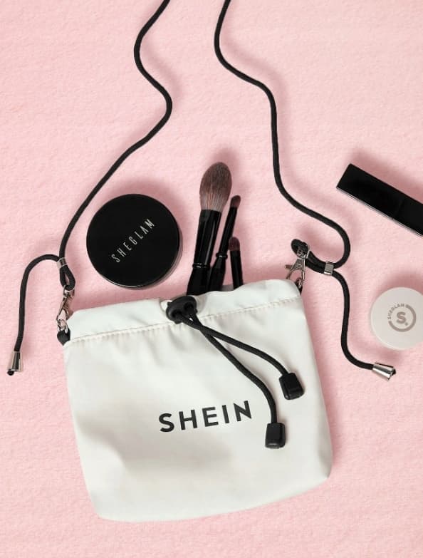 SHEIN KOSMETIKTASKE MED SNOR HVID SELECT