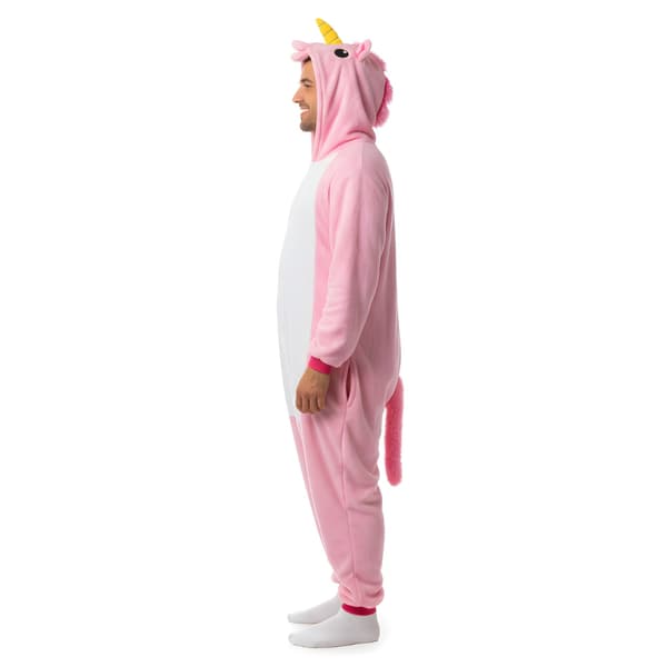 Kigurumi-pyjamas enhörning rosa storlek M 155-165 cm