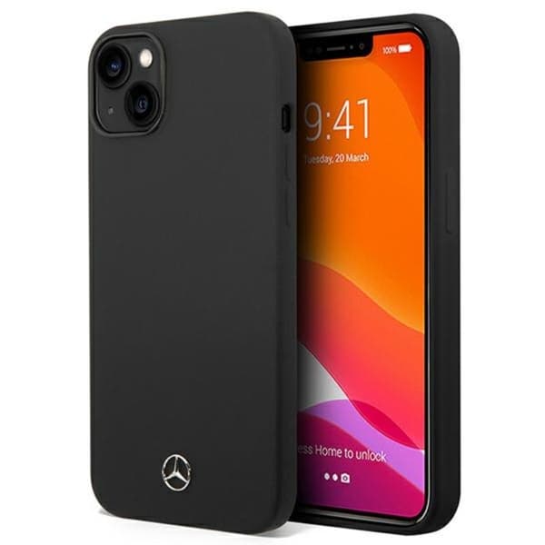Mercedes Silicone Line - iPhone 14 Plus cover (sort)
