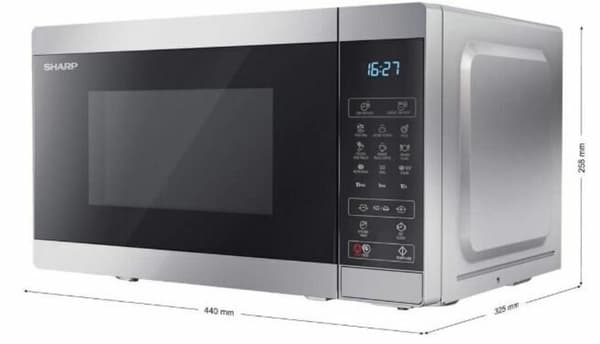 Mikroovn SHARP YC-MG02E-S med grill 20l
