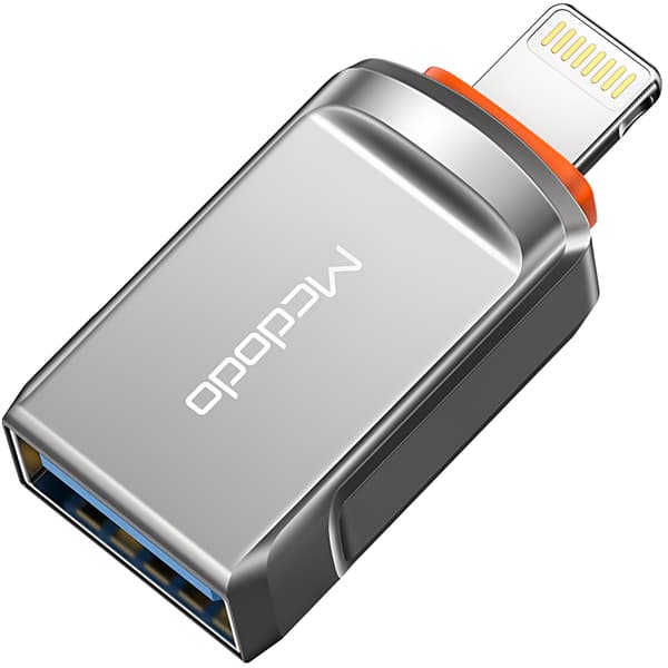 MCDODO ADAPTER USB-A 3.0 TIL LIGHTNING IPHONE IPAD 3A OTG