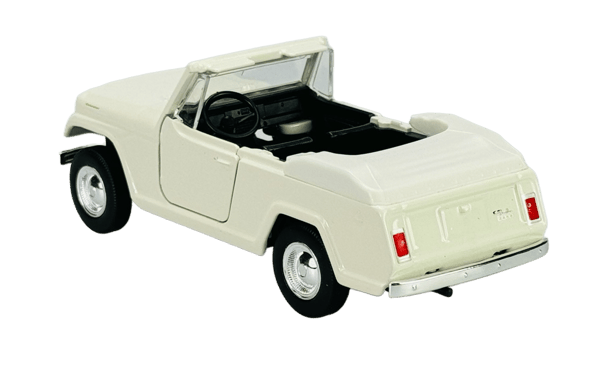 Welly OLD timer 1967 Jeep Jeepster Commando Roadster vit 1:34 43826
