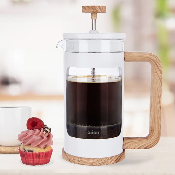 Stempelkande til kaffe og te i glas WHITELINE 650 ml