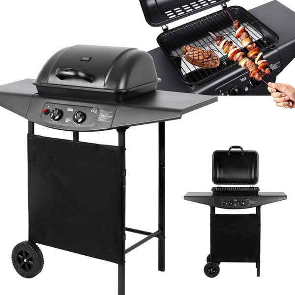 Teesa BBQ 2000 kaasugrilli 2 poltinta 5 kW TSA0080