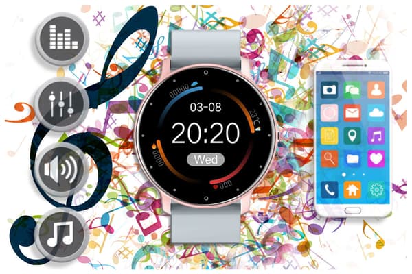 SMARTWATCH UNISEX GRAVITY GT1-9 - PULSMÅLER, TILPASSEDE SKIVE (sg015i)