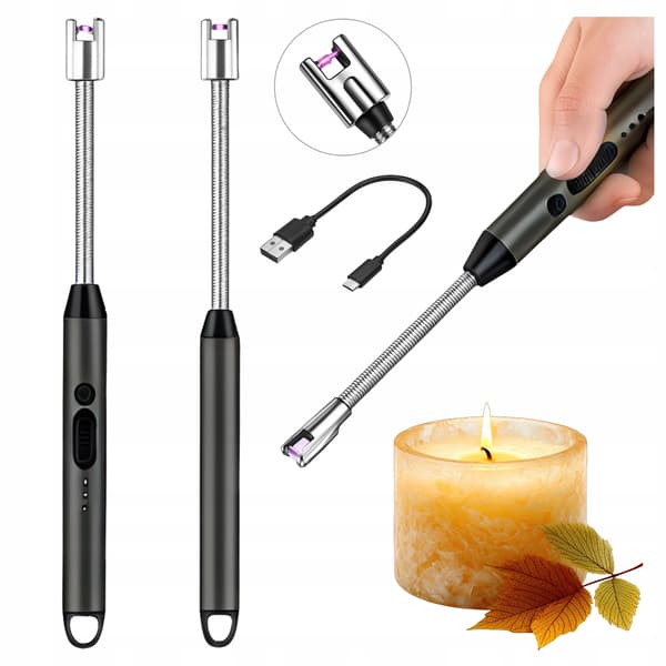 Plasmalighter til gravlys USB genopladelig lighter til køkkenlys