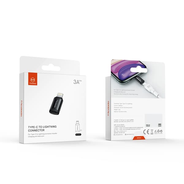 MCDODO ADAPTER USB-C USB TYP C TILL LIGHTNING IPHONE 11 12 13 14