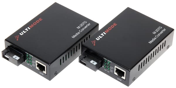 SINGLE-MODE MEDIECONVERTER TXRX KIT M-207G ULTIMODE
