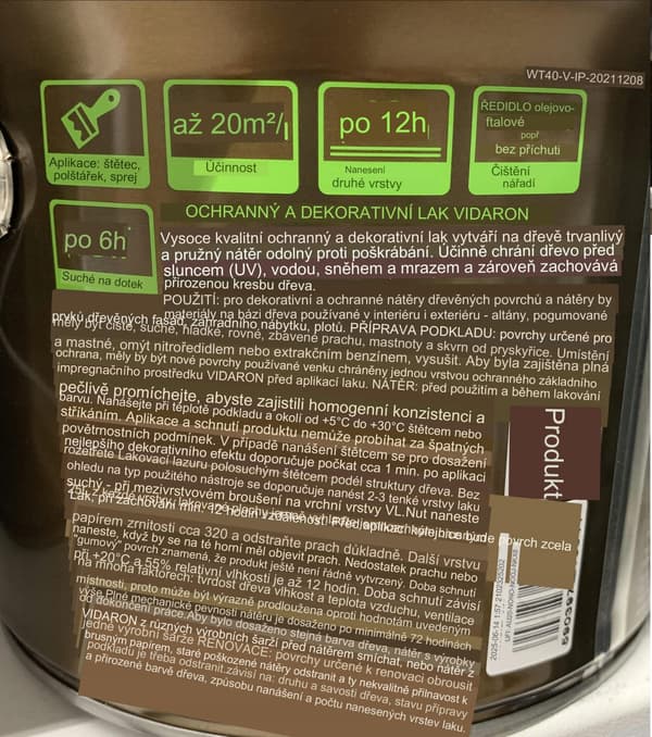 Mörk valnötsbets L21 2,5l