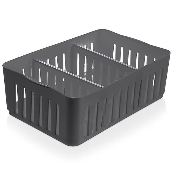 Förvaringslåda kryddor organizer grå 24,5x16x8 cm