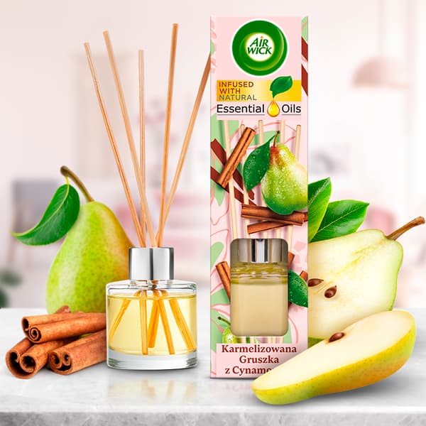 Air Wick doftpinnar karamelliserad päron med kanel 40ml