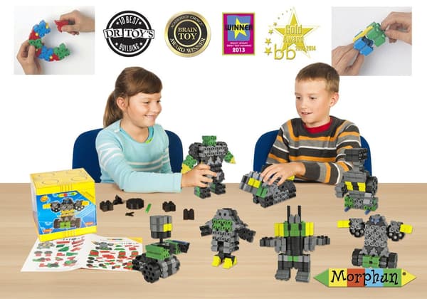 Morphun 8 Robots 84 osaa - Rakennuspalikat