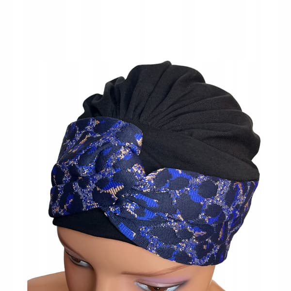 Sara Turban Black Panther Moderigtig Hat Efterår Vinter Også Efter Kemoterapi