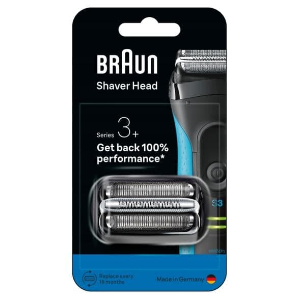 BRAUN Series 3+ 32B reservehoved sort