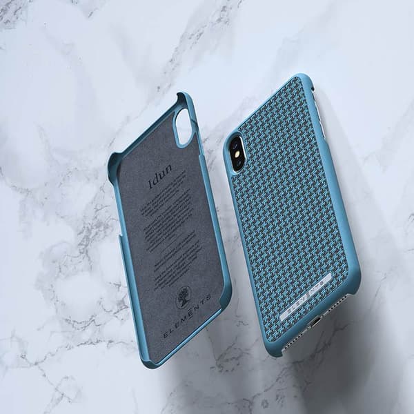 Nordic Elements Saeson Idun - iPhone Xs Max stofcover (petrol)
