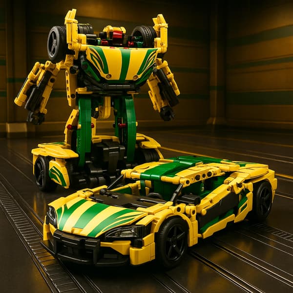 Rakennuspalikat Auto Robotti 2in1 -sarja