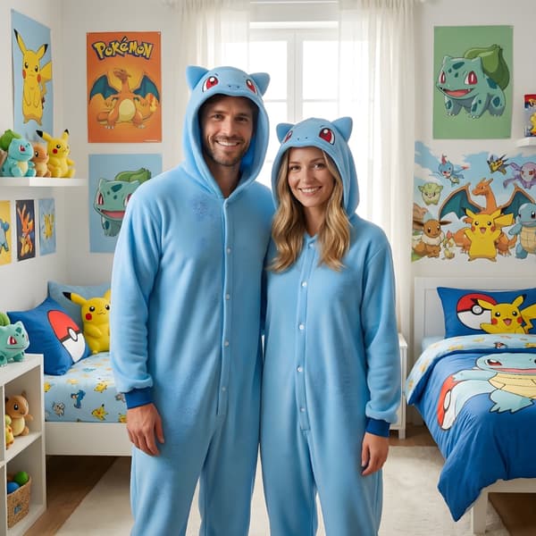Pokémon Bulbasaur Onesie pyjamasdräkt M 155-165 cm