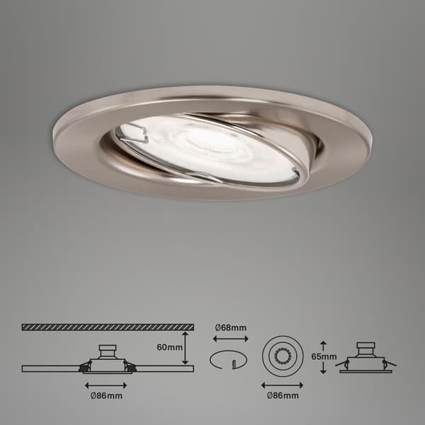 3x LOFTSLAMPE - LED 5W - GU10 - FARVEVARIABEL