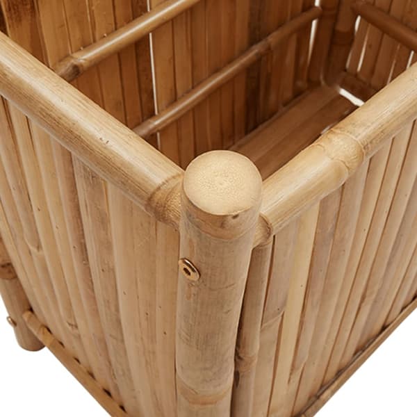 vidaXL Blomkruka, 50x30x50 cm, Bambu