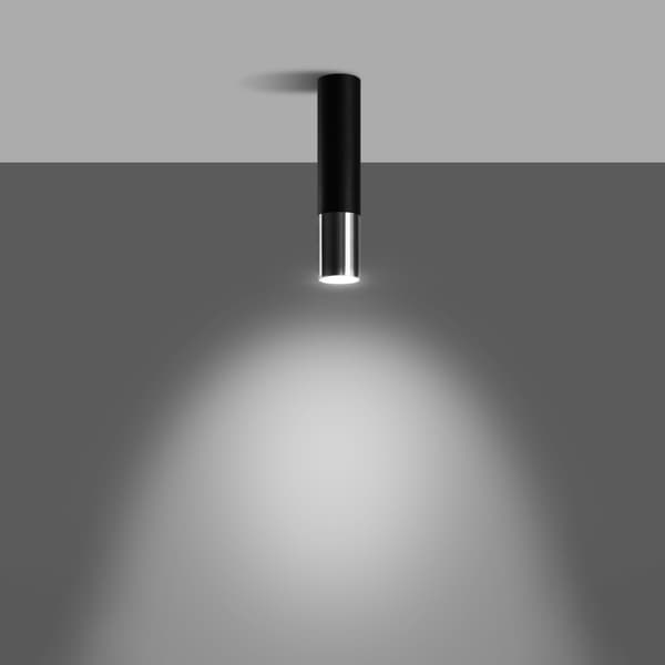 LOFTSLAMPE LOOPEZ 1 GU10 SORT SOLLUX SL.0939