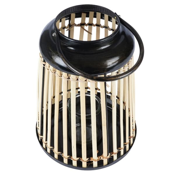Bambus lanterne til lys 33 cm